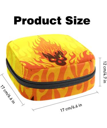 Portable Women's Menstrual Bags - Multi-Colored Skull Design for Teens | Shop Now! - Buy Online on GoSupps.com