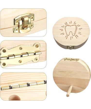 Mooshy Tooth Box for Girls - Personalized Milk Tooth Cubes & Wooden Tooth Fairy Gift - Buy Online on GoSupps.com