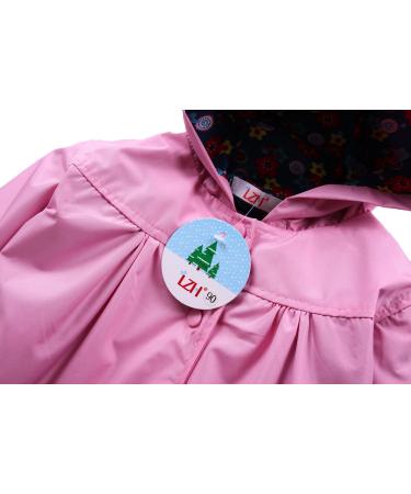 LZH Baby Girls Waterproof Raincoat Suit Set - Pink, 3-4 Years - Buy Online on GoSupps.com