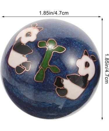 Iplusmile Emaille Baoding Balls - 2 Piece Obsidian Chinese Health Exercise Set with Gift Box | Trigger Point Massage & Handball - Buy Online on GoSupps.com