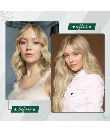 Runatur Real Hair Tress Balayage Ombre Weft - Ashblond Medium Blonde & Platinum Extensions 45cm (18 inch) - 100g #18/26/60 - Buy Online on GoSupps.com