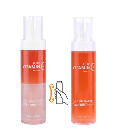 Day and Night Vitamin C Antioxidant Facial Cleanser | 150ml | Biphasic Formula for All Skin Types | International Shipping Available - Buy Online on GoSupps.com