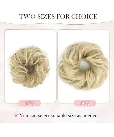 Vlasy Messy Bun Hair Piece 35g 101# | Curly Wavy Scrunchies Extensions for Women | Synthetic Chignons Updo Accessory for Girls - Buy Online on GoSupps.com