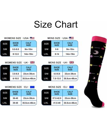 Buy WSC Compression Stockings (3 Pairs) - 10-20 mmHg Sports Socks for Men & Women | Ideal for Long Working Hours - S/M Size - Buy Online on GoSupps.com