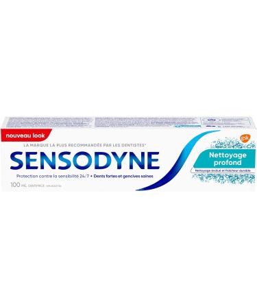 Sensodyne deep clean daily toothpaste for sensitive teeth mint 100ml (Packaging May Vary) - Buy Online on GoSupps.com