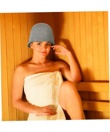 Beaupretty Filz Shower Hood | Vintage Sauna Hat & Hair Turban | Russian Felt Hat for Saunas & Night Use - Perfect As Japanese Fishing Hat - Buy Online on GoSupps.com