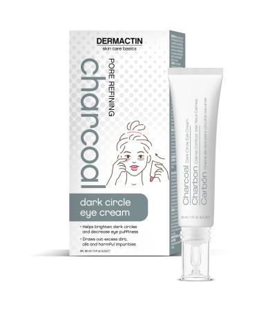 Skin Care Basics Pore Refining Charcoal Dark Circle Eye Cream 2 oz. - Eye Cream for Dark Circles Eye Puffiness - Dark Circles Under Eye Treatment