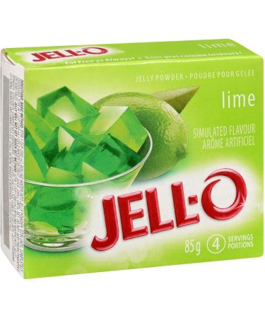 Jell-O Lime Jelly Powder Gelatin Mix 85 gr Box - Buy Online on GoSupps.com