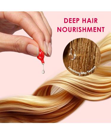 Repair & Nourish Your Hair with Argan Macadamia & Avocado Oil Serum - No Rinse Treatment Capsules - Buy Online on GoSupps.com