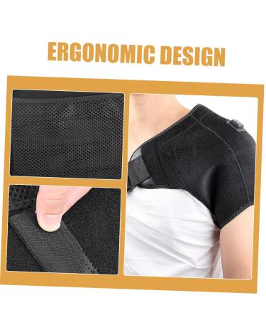 Healeved Shoulder Pads - Muscle Tears Support Brace | Heated Shoulder Stabilizer & Elastic Gear for Men & Women - Buy Online on GoSupps.com