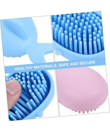 GAFOKI Baby Shampoo Brush Set - Newborn Hair Washing Tool with Scalp Exfoliator, Cartoon Whale Design for Gentle Bath Time - Buy Online on GoSupps.com