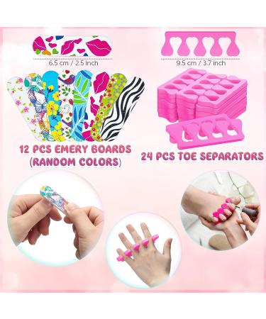162 Pcs Spa Party Favors for Girls - Sleepover Birthday Toys & Decorations with Gift Bags, Emery Boards, Hair Clips, Masks, Nail Decals - Unicorn Theme - Buy Online on GoSupps.com