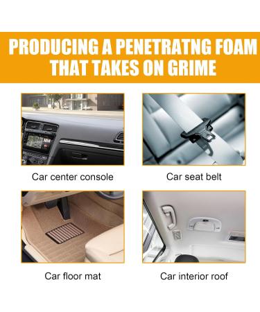 Ambitionous Magic Foam Cleaner Foam Cleaner For Car Foam Cleaner All Purpose Car Foam Cleaner Multi-Surface Stain Remover For Leather Fabric Vinyl Plastic (2pcs 30ml) 2pcs 100 ml (Pack of 1) - Buy Online on GoSupps.com