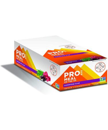 PROBAR Superfood Slam Meal Bar - Non-GMO, Gluten-Free, Plant-Based, Natural Energy (9 Count) - Buy Online on GoSupps.com