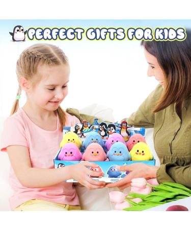 Surprise Bath Balls for Kids 8 Pieces Penguin Bathing Bombs | Perfect Gifts for Birthdays Christmas Easter & Valentine's Day - Buy Online on GoSupps.com