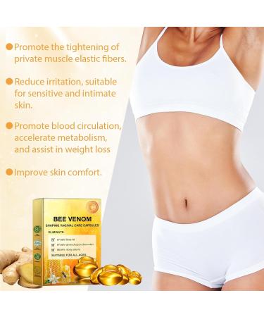 Bee Venom Capsules 5 Box Vaginal Capsules Bee Venom Vaginal Capsules Bee Venom Natural Slimming Capsules Firming and Care Vagina Revert to Tight and Tender State and Removes Odor - Buy Online on GoSupps.com