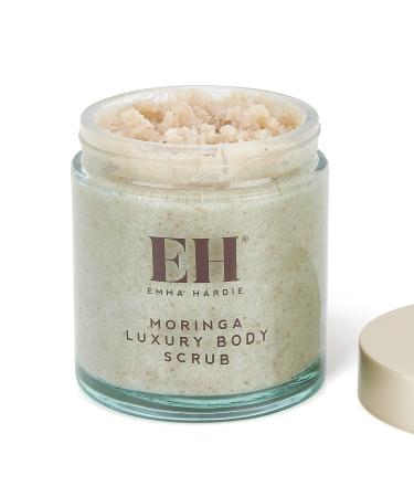 Emma Hardie Moringa Luxury Body Scrub - Exfoliating Body Scrub with Moringa Oil Magnesium Sweet Almond Oil and Himalayan Pink Salts Body Exfoliator