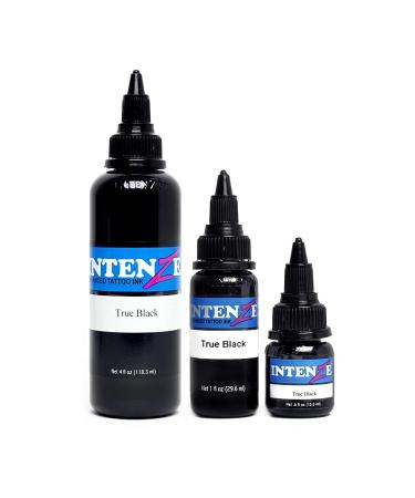 Intenze True Black Tattoo Ink 1oz - Premium Quality Tattoo Ink - Pack of 1 - Buy Online on GoSupps.com
