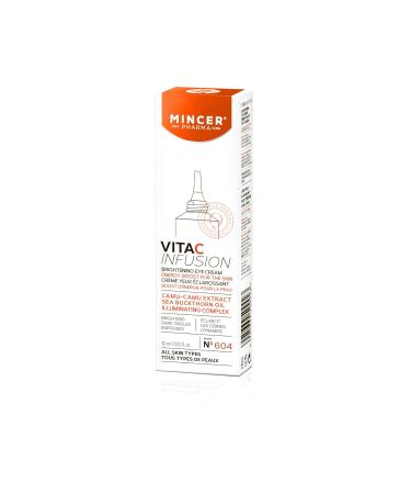 Shop Mincer Pharmaceutical Vita C Infusion Eye Cream for Dark Circles | Brightening Formula with Camu-Camu & Sanddorn Oil - 15ml | All Skin Types - Buy Online on GoSupps.com