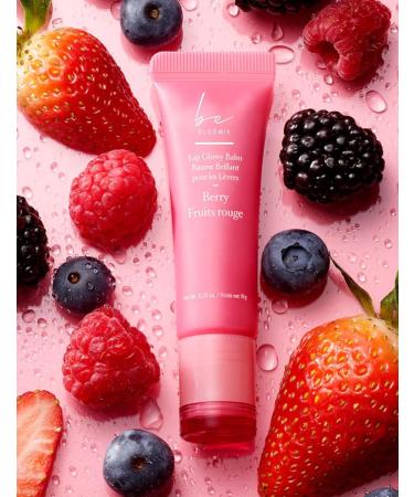 beBloomie Lip Glowy Balm Berry Moisturising Lip Balm For A Sheer Tint Of Colour Infused With Hyaluronic Acid Vegan & Cruelty-free! - Buy Online on GoSupps.com