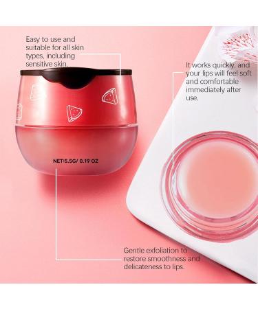 Watermelon Lip Masque Tinted Moisturizing Balm - Tinted Lip Balm Watermelon Lip Masque Overnight Lip Balm for Dry Chapped Peeling Cracked Lips - Buy Online on GoSupps.com