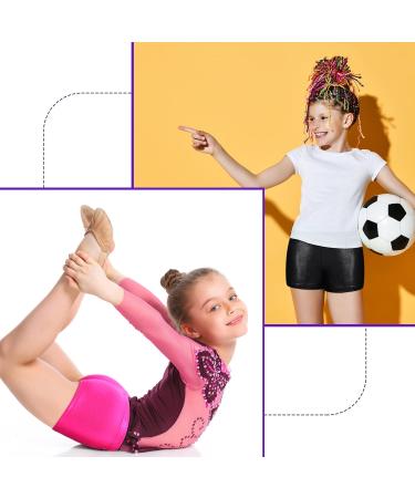 5 Pack Girls Gymnastics & Ballet Dance Shorts - Metallic Shorts for 6-9 Year Olds - Buy Online on GoSupps.com