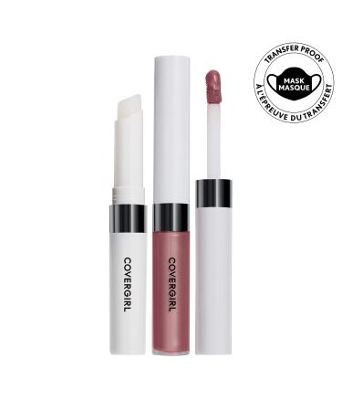 COVERGIRL Outlast All-Day Lip Color Set in Twilight Coffee - Long-Lasting Formula with Topcoat for All-Day Wear (2 Piece Set) - Buy Online on GoSupps.com