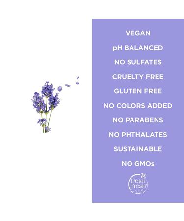 Petal Fresh Lavender Bath & Shower Gel 16 fl oz - Soothing Pure Formula - Buy Online on GoSupps.com