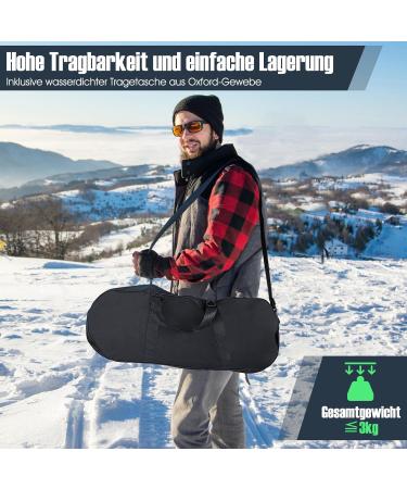Buy Costway 21/25/30 Snowshoes Set for Adults & Kids | All-Round 4 in 1 with Climbing Aid & Carrying Bag - Marineblau 25 - Buy Online on GoSupps.com