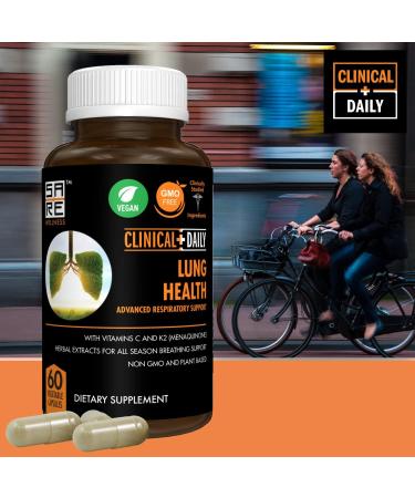 Daily Vegan Lung Cleanse Capsules for Better Lung Health - 60 Ct - Buy Online on GoSupps.com