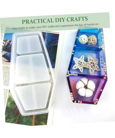 NUOBESTY Box Storage Box Mold Silicone Epoxy Molds Halloween Diy Tool Display Stand Crystal As Shown 24.5X13cm - Buy Online on GoSupps.com