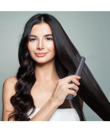 Buy Cordless 2-in-1 Hair Straightener & Curler | Portable Mini Ceramic Flat Iron | 5000mAh USB-C Rechargeable | Quick Heat Travel-Friendly Tool - Gray - Buy Online on GoSupps.com