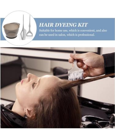 MILISTEN Hair Dye Kit - 3pcs Hair Color Set with Brush, Bowl, Bleach & Highlighting Tools - Buy Online on GoSupps.com