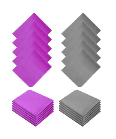 Glasses cleaning cloths microfiber cloth for cleaning 20 pieces of glasses cleaning towels soft cleaning cloth for glasses glasses camera smartphone and tablets 15 x 18 cm