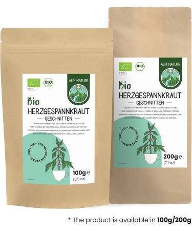  Alpi Nature Alpi Nature Motherwort Organic Infusion 100 g organic Dried and Cut Motherwort Herb Loose Herbal Tea - Buy Online on GoSupps.com