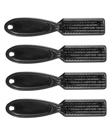 Niniang 4x Fade Brush Comb Scissors Cleaning Brush Barber Shop Skin Fade Vintage Shape Sculpture Cleaning Brush