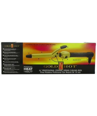 Gold N Hot Professional Ceramic Spring Curling Iron - 3/4 Inch | Best International Shipping & Quality Styling Tools - Buy Online on GoSupps.com