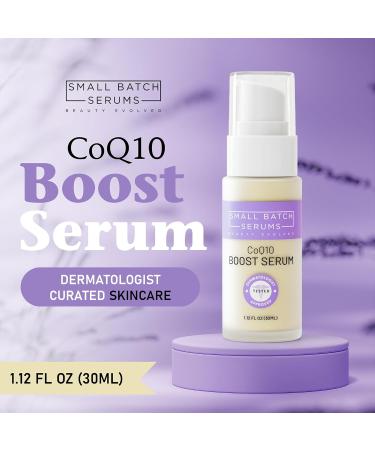 CoQ10 Pure Boost Glowing Face Serum | Anti-Aging Coenzyme Q10 Serum with Hyaluronic Acid & Vitamin E | Hydrating Facial Serum for Radiant Skin - Buy Online on GoSupps.com