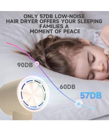 Professional High Speed Ionic Hair Dryer - 75m/s Airflow 110 000 RPM Brushless Motor Lightweight Travel Hairdryer 4 Temperature Settings Low Noise - Shop Internationally - Buy Online on GoSupps.com