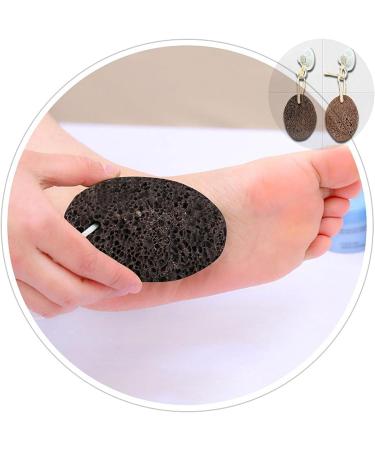 PHOGARY Natural Pumice Stone for Feet and Hands Hard Skin 1 Pack Volcanic Lava Large Foot Stone Pedicure Tools Callus Remover for Dead Skin Black Natural Foot File Exfoliation Foot Scrubber Rock Black - Buy Online on GoSupps.com