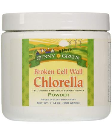 Sunny Green Broken Cell Wall Chlorella Powder 7.14 oz (200 g)