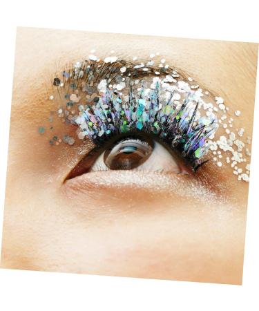 POPETPOP 6 Pairs Sequin False Eyelashes Women Fake Eyelash 3d Fake Lashes Glitter Lashes Sequin Lashes Lash Supplies False Makeup Eyelashes Sequin Diamond Artificial Fiber Girl Miss - Buy Online on GoSupps.com
