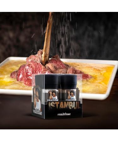 SaltBae Istanbul Salt & Seasonings Gourmet Set - 4 High Quality Seasonings for Any Cook or Grill Master - Ideal as a BBQ Party Gift Set - Buy Online on GoSupps.com