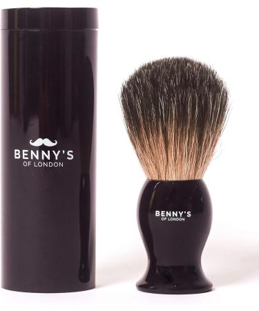 Premium 100% Badger Shaving Brush with Travel Case | Benny's of London - Ideal for International Shipping - Buy Online on GoSupps.com