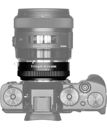 Fringer EF-FX PRO II Canon EF to Fuji X Adapter Autofocus Compatible for Fujifilm X-T4, X-T3, X-T2, X-T20, X-H1, X100V & More - Buy Online on GoSupps.com
