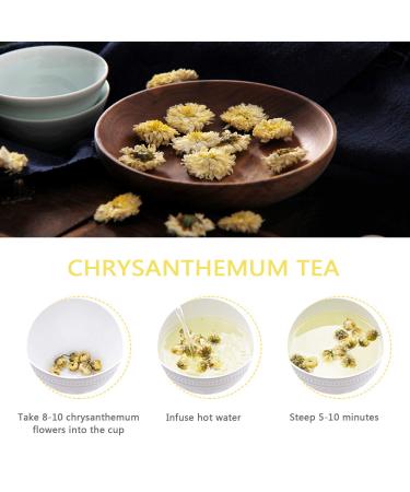 Goofoo Gongju Chrysanthemum Tea - 1 oz Loose Leaf Chinese Herbal Flower Tea for Halloween - Buy Online on GoSupps.com