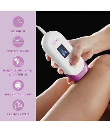 Spa Sciences LEXI Pro FDA Cleared IPL Hair Removal System - 5 Levels, Skin Sensor, Auto Flash - Reduce Hair Growth - Buy Online on GoSupps.com