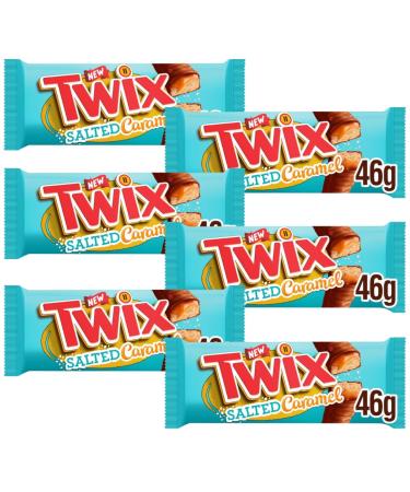Salted Caramel Biscuit Bundle With Twix Salted Caramel Biscuit Twin Bars 46g (6 Pack)