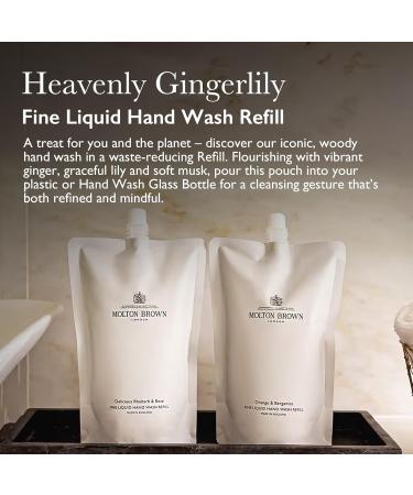 Molton Brown Heavenly Gingerlily Fine Liquid Hand Wash Refill 400 ml - Buy Online on GoSupps.com