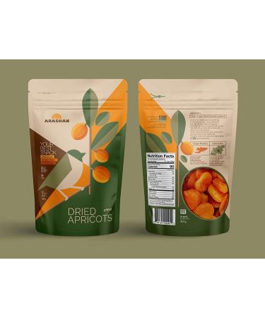 Arashan Apricots - Premium Dried Fruit from Kyrgyzstan | Pitted & Unsweetened (1 lb) - Buy Online on GoSupps.com